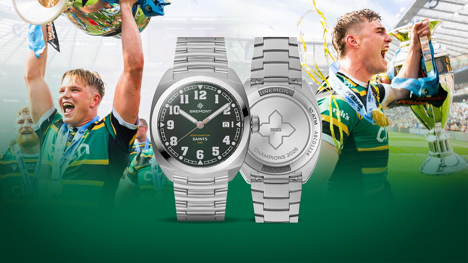 BremontxSaints watch collaboration alongside Michael Jones Jeweller