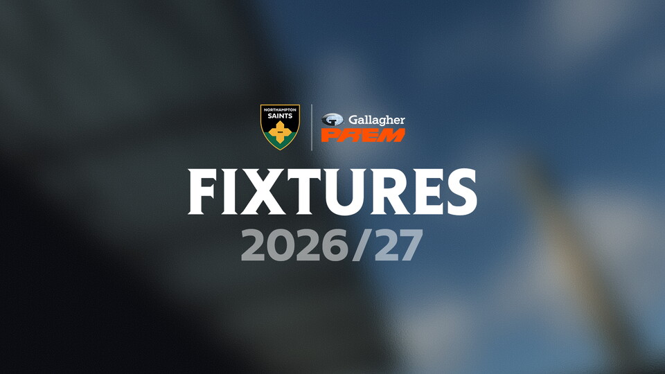 Saints’ fixtures confirmed for 2026/27 Gallagher PREM season