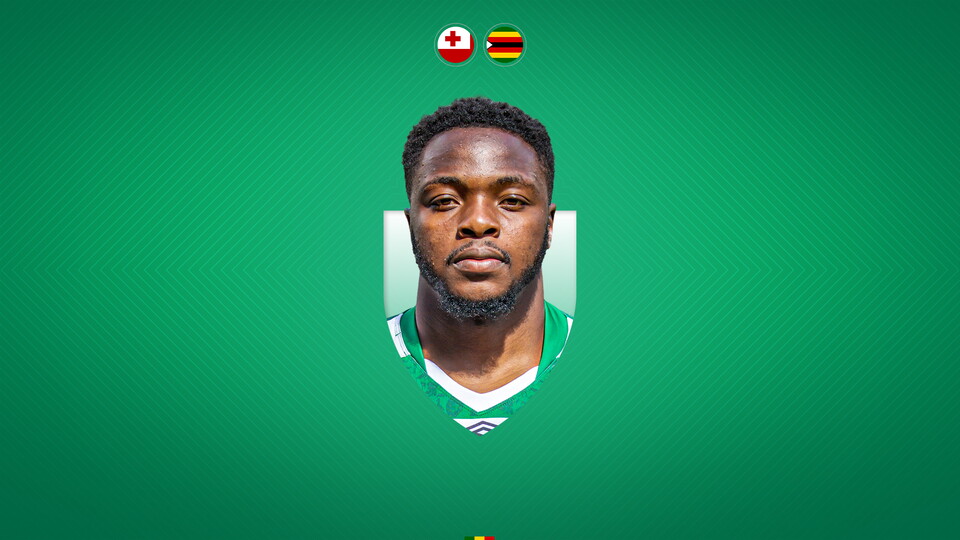 Kundiona features for Zimbabwe against Tonga