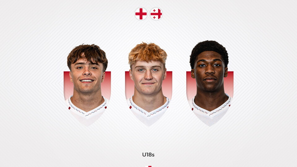 Saints’ England U18 players.