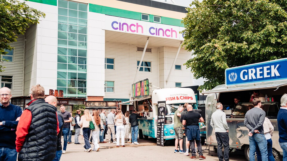 Outdoor event at Northampton Saints