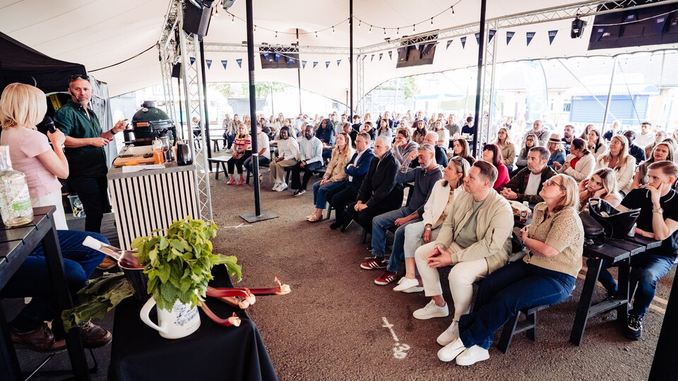 Outdoor event at Franklin's Gardens