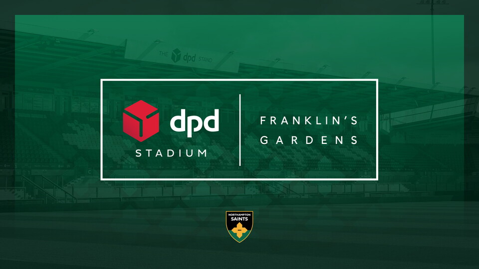 DPD have become Stadium Naming partner at Franklin’s Gardens