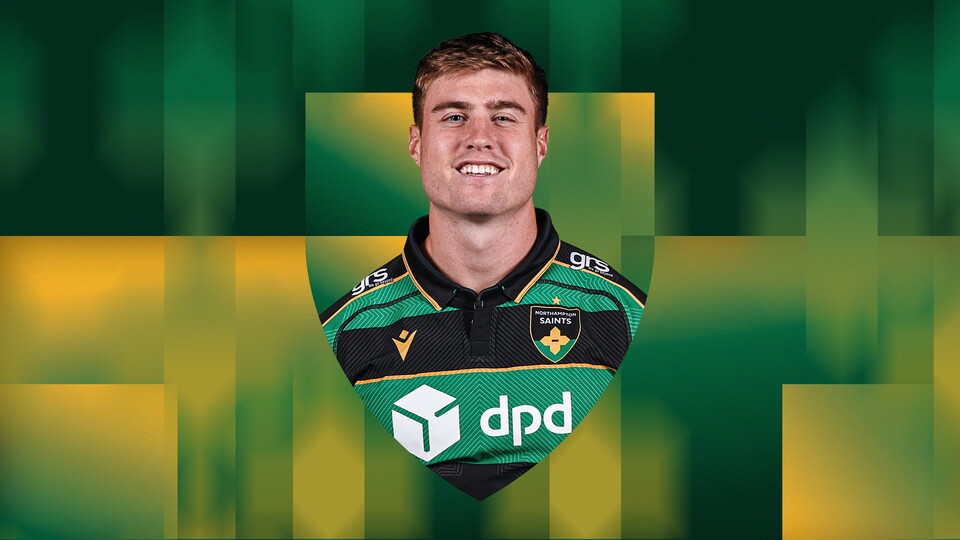 Tommy Freeman of Northampton Saints