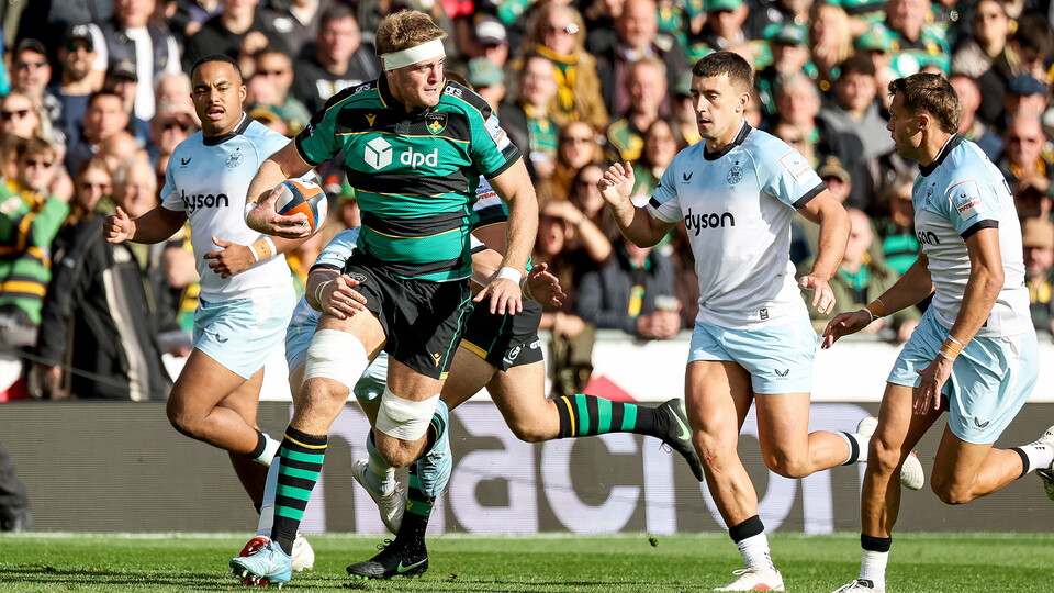 Alex Coles of Northampton Saints 