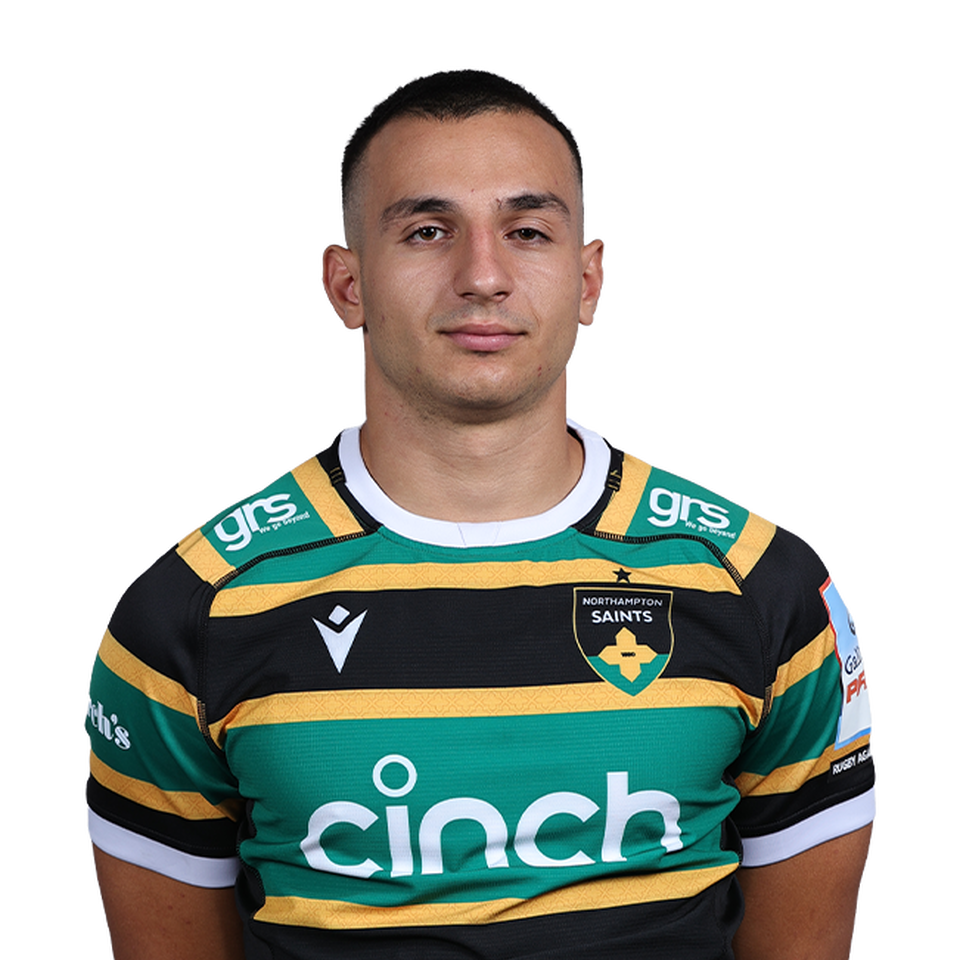 Edoardo Todaro of Northampton Saints